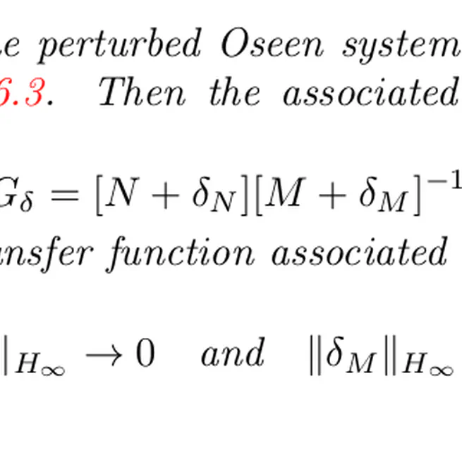 Convergence of Coprime Factor Perturbations for Robust Stabilization of Oseen Systems